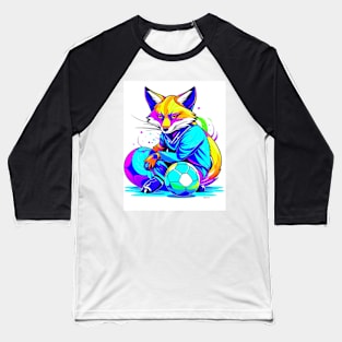 Super Soccer Fox Baseball T-Shirt